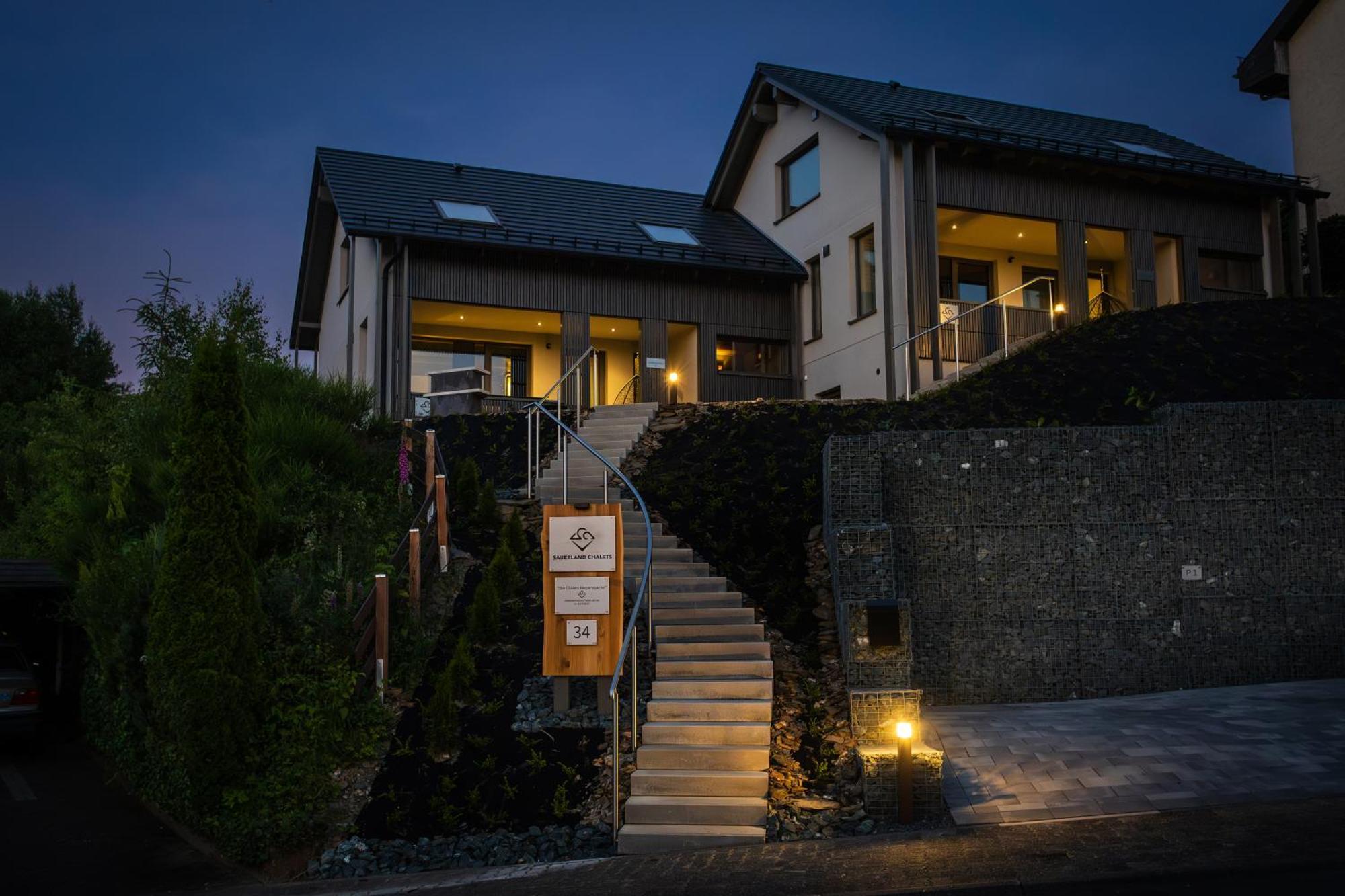 Sauerland Chalets - "Die Chalets Herzenssache" Winterberg Bagian luar foto